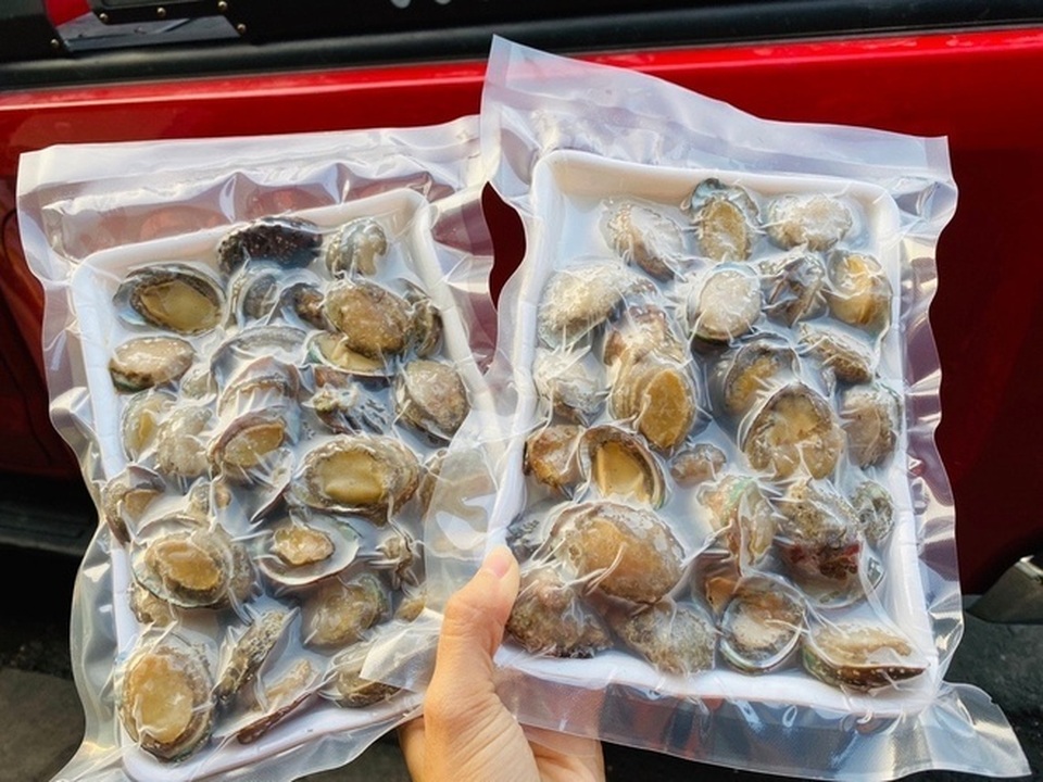 Bào ngư đông lạnh Trung Quốc gắn mác đồ Hàn bán cho dân Việt - 1 Bào ngư đông lạnh Trung Quốc gắn mác đồ Hàn bán cho dân Việt - 1