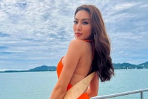 Thùy Tiên của Việt Nam nổi bật ở Hoa hậu Hòa bình khi hát nhiều thứ tiếng