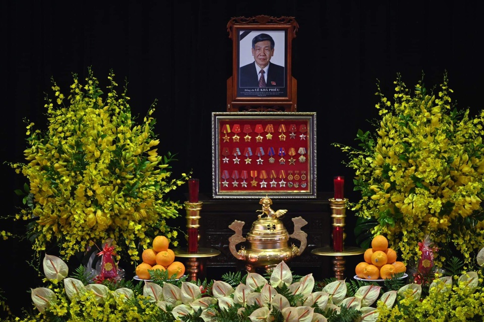 Lễ viếng nguyên Tổng Bí thư Lê Khả Phiêu - 1 Lễ viếng nguyên Tổng Bí thư Lê Khả Phiêu - 1