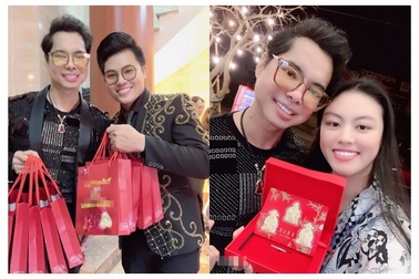 Ngọc Sơn chi trăm triệu cát-xê mua vàng tặng học trò và khán giả ngày Vía Thần Tài