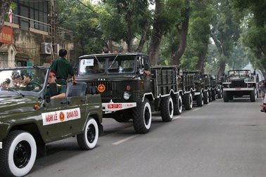 Sơ đồ lộ trình đưa linh cữu Đại tướng ra sân bay Nội Bài