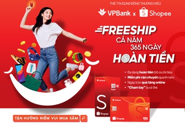 Shopee hợp tác với VPBank và Visa ra mắt “Thẻ tín dụng VPBank Shopee”