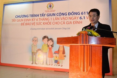 Hơn 20.000 học sinh tiểu học trên toàn quốc được tuyên truyền tẩy giun định kỳ