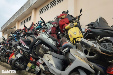 Hơn 90.000 phương tiện vi phạm chất đống trong các bãi xe tang vật ở TPHCM