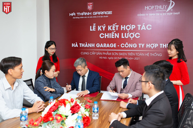 Công ty Hợp Thủy cung ứng sơn Sikkens Hà Lan cho chuỗi Garage Hà Thành