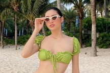 Hoa hậu Lương Thùy Linh diện bikini, khoe style thời trang du lịch gợi cảm