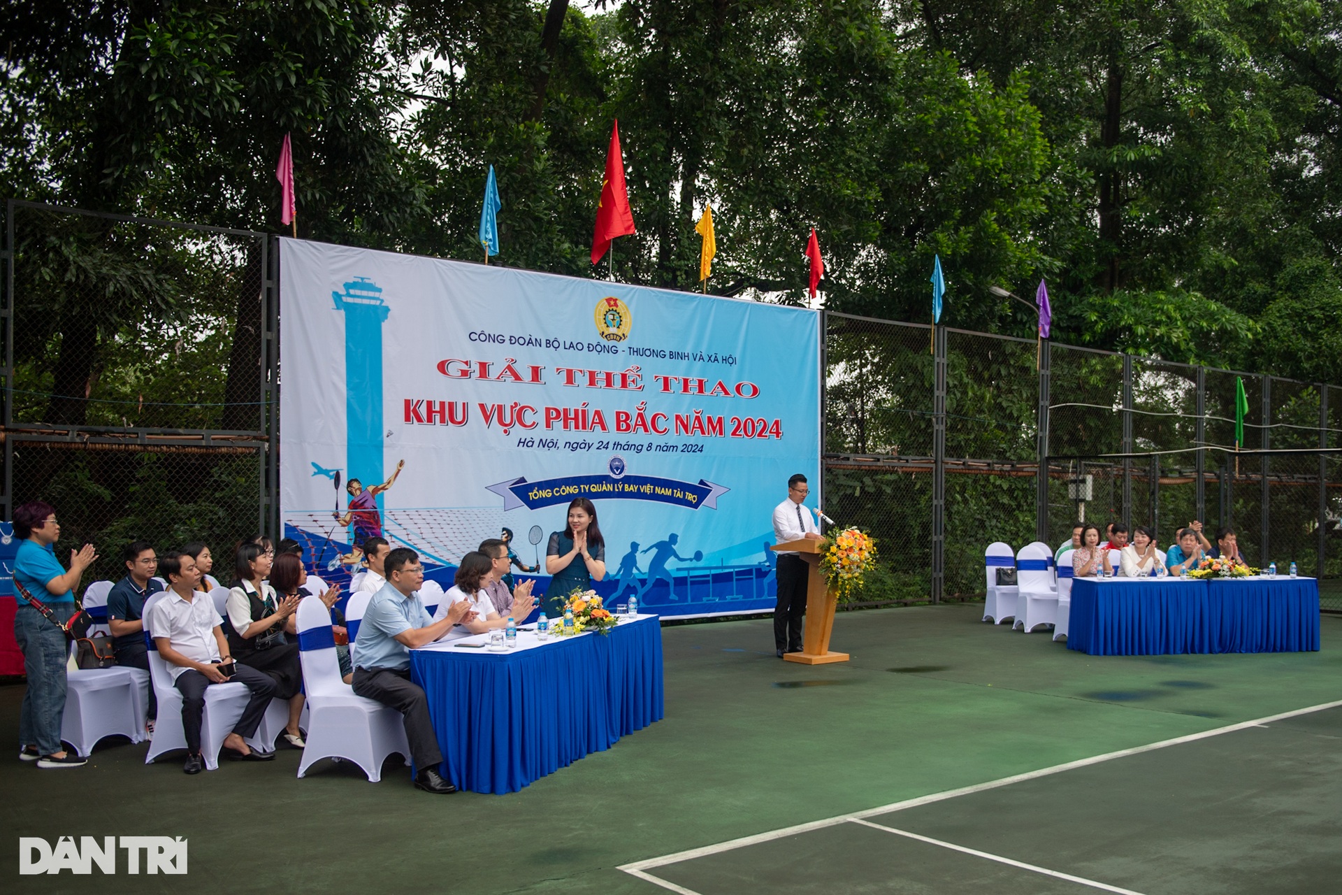 Báo Dân trí tranh tài tại Giải Thể thao khu vực phía Bắc của Bộ LĐ-TBXH - 1 Báo Dân trí tranh tài tại Giải Thể thao khu vực phía Bắc của Bộ LĐ-TBXH - 1