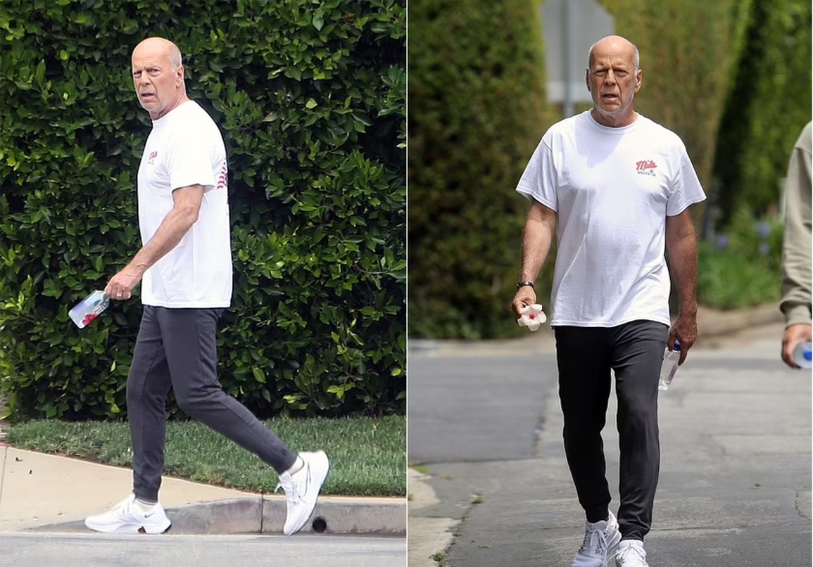 Bruce Willis và lần xuất hiện hiếm hoi sau khi mắc chứng bất lực ngôn ngữ - 1 Bruce Willis và lần xuất hiện hiếm hoi sau khi mắc chứng bất lực ngôn ngữ - 1