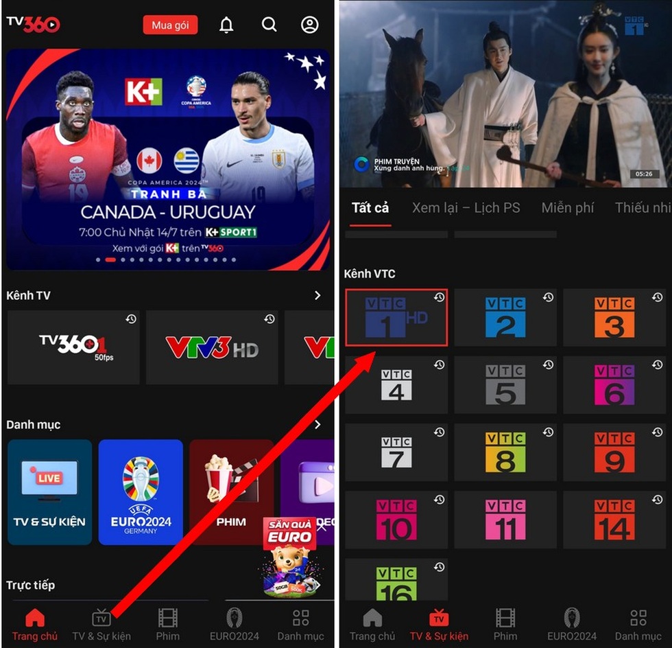 Cách xem trực tiếp trận chung kết Copa America trên smartphone và máy tính - 2 Cách xem trực tiếp trận chung kết Copa America trên smartphone và máy tính - 2