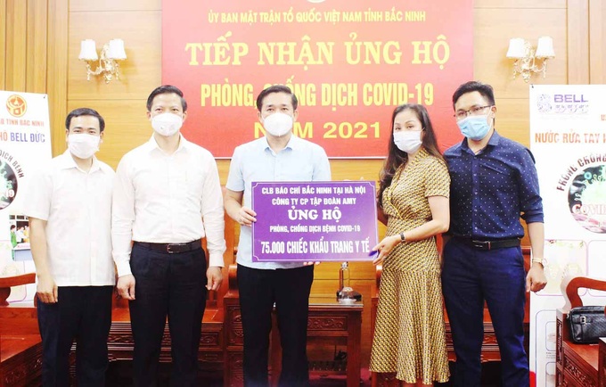 CLB Báo chí Bắc Ninh đồng hành cùng doanh nghiệp ủng hộ tỉnh Bắc Ninh phòng, chống dịch COVID-19 - Tạp chí điện tử Môi trường & Cuộc sống - Ảnh 3.