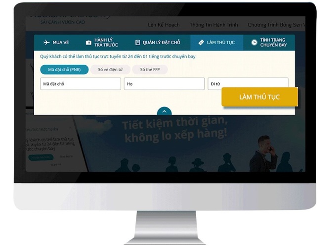 Vietnam Airlines triển khai dịch vụ làm thủ tục trực tuyến tại sân bay Cát Bi (Hải Phòng) - Ảnh 1. Vietnam Airlines triển khai dịch vụ làm thủ tục trực tuyến tại sân bay Cát Bi (Hải Phòng) - Ảnh 1.
