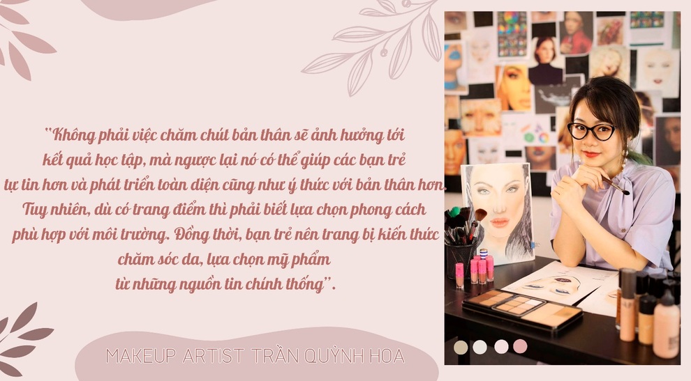 Học sinh trang điểm khi đến trường có phải là chưng diện quá sớm? - 5 Học sinh trang điểm khi đến trường có phải là chưng diện quá sớm? - 5