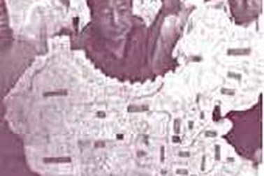 Bản đồ Trung Quốc trên củ khoai mỡ