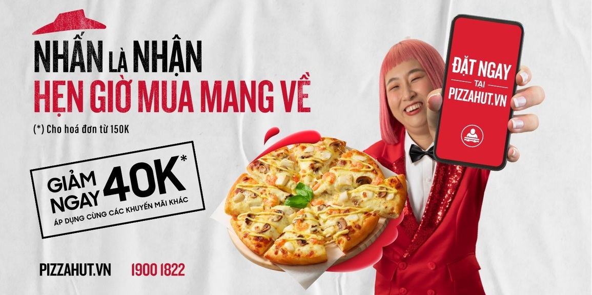 Pizza Hut ra mắt tính năng mới: Đặt món siêu thông minh Hẹn giờ mua mang về - 5 Pizza Hut ra mắt tính năng mới: Đặt món siêu thông minh Hẹn giờ mua mang về - 5