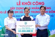 Chồng nghèo nuôi vợ động kinh và con thơ nheo nhóc sắp có nhà mới