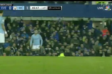 Everton 0-2 Man City: Những bàn thắng ở phút bù giờ