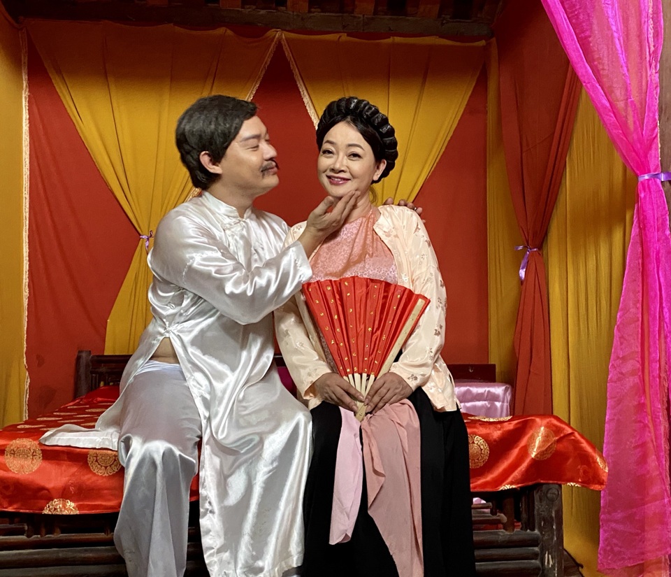 Nghệ sĩ Trà My kể chuyện tát bạn diễn “đỏ cả tay” khi quay hài tết - 1