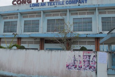 Techcombank xiết nợ toàn bộ tài sản Công ty Dệt Long An