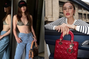 Hoa hậu Kỳ Duyên phối đồ sành điệu với nhiều kiểu túi hiệu