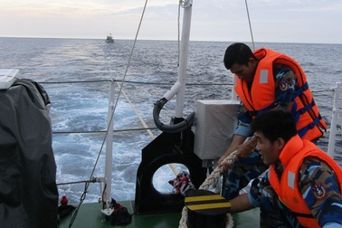 Cứu kịp thời 6 ngư dân bị chìm tàu trên biển