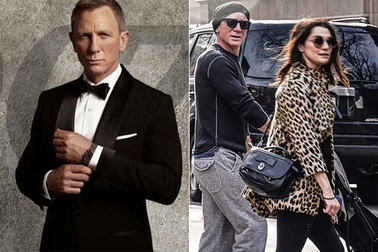 Hình ảnh hiếm hoi của "Điệp viên 007" Daniel Craig và vợ ngoài đời thường