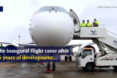Hành khách "khen hết lời" máy bay chở khách đầu tiên do Trung Quốc sản xuất