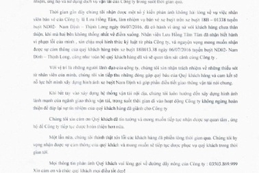 Công ty xe buýt xin lỗi vì nhân viên cãi vã với khách hàng