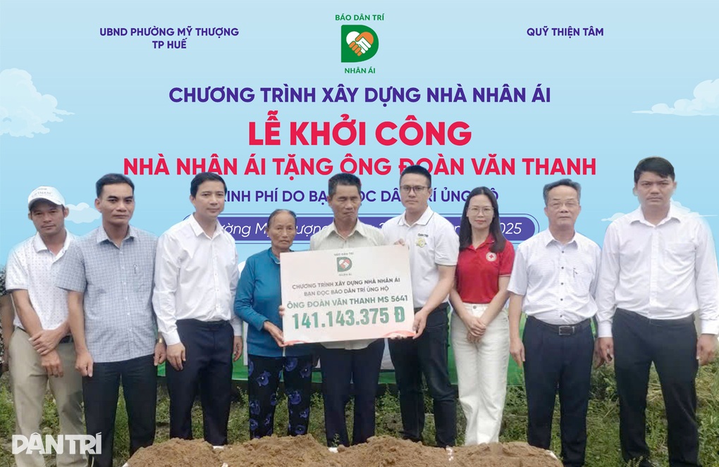 Vợ chồng hơn nửa đời ở trong lô cốt cũ được khởi công xây nhà Nhân ái - 1 Vợ chồng hơn nửa đời ở trong lô cốt cũ được khởi công xây nhà Nhân ái - 1