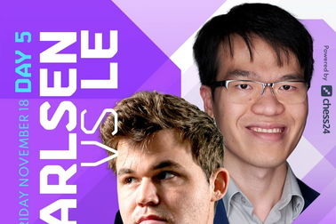 Lê Quang Liêm thua đáng tiếc trước "Vua cờ" Magnus Carlsen