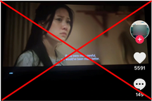 Nhiều TikToker gây phẫn nộ vì đăng lén phim chiếu rạp lên mạng