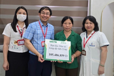 Hơn 115 triệu đồng của bạn đọc giúp người đàn ông nghèo vượt bạo bệnh