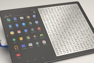 Đã có máy tính bảng dành cho người mù