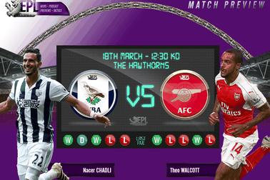 West Brom - Arsenal: Trong cơn khát điểm