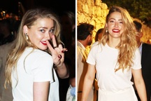 "Nhan sắc tỉ lệ vàng" Amber Heard tái xuất sau một năm ẩn dật