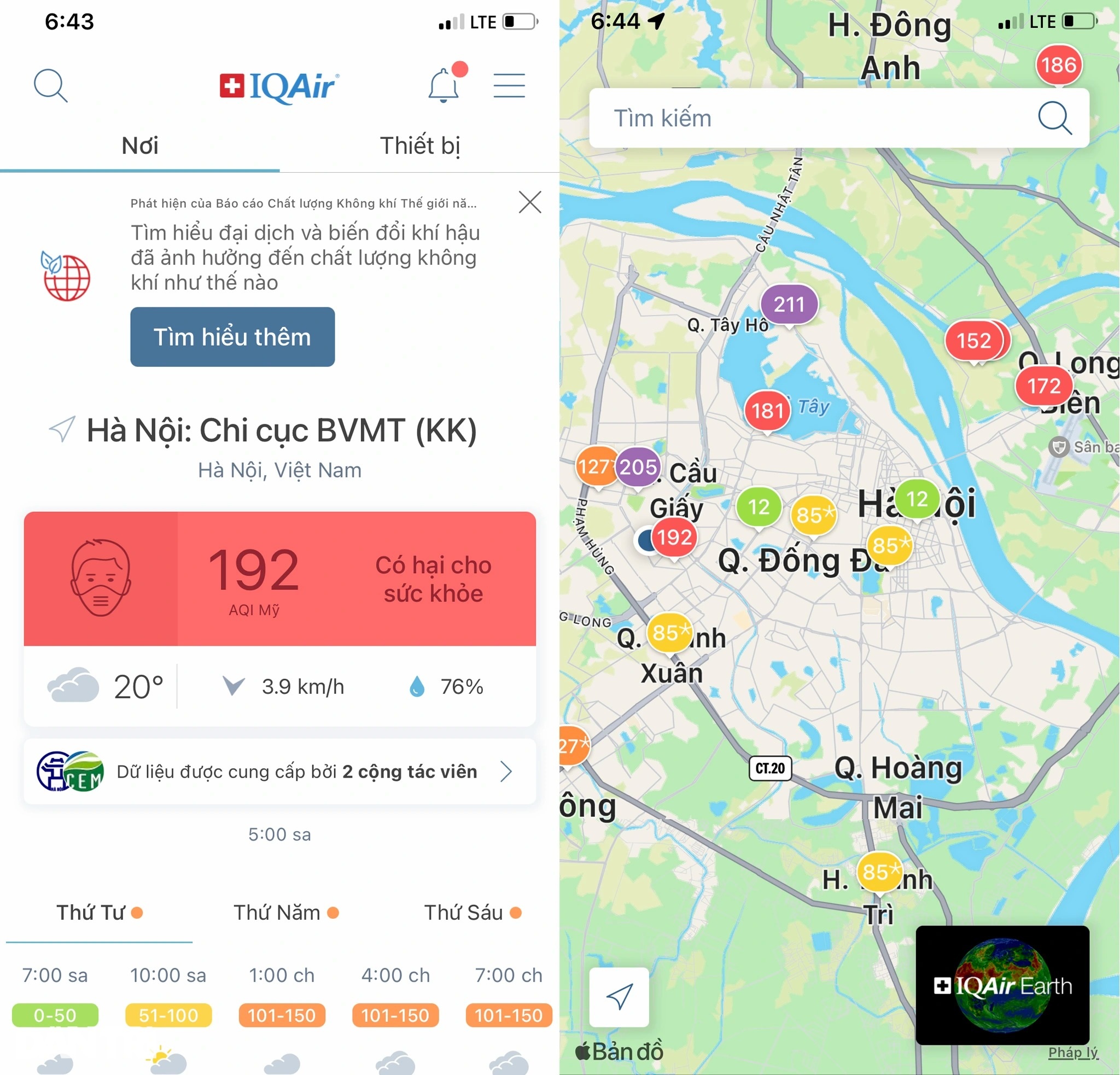 Trời Hà Nội mịt mù trong sáng sớm, cảnh báo đỏ về ô nhiễm không khí - 2 Trời Hà Nội mịt mù trong sáng sớm, cảnh báo đỏ về ô nhiễm không khí - 2