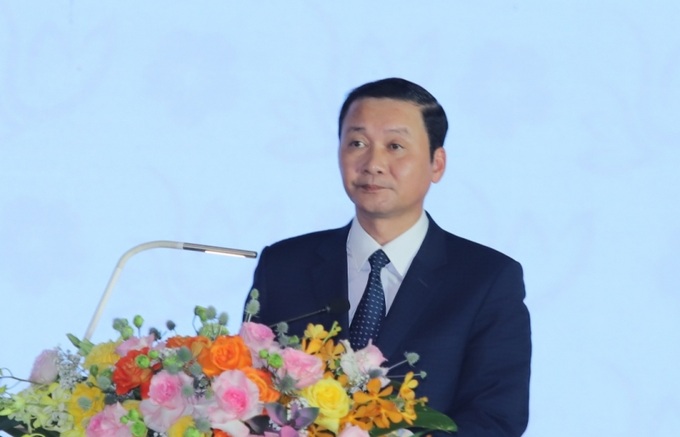 Ông Đỗ Minh Tuấn, Chủ tịch UBND tỉnh Thanh Hóa phát biểu tại hội nghị