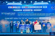 Cuộc thi Techfest 2021 công bố quán quân với giải thưởng 100 triệu đồng