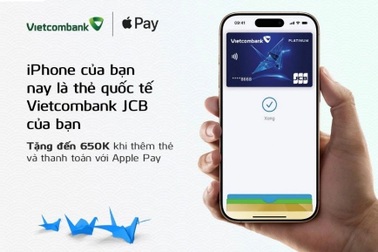Vietcombank giới thiệu Apple Pay đến chủ thẻ quốc tế Vietcombank JCB
