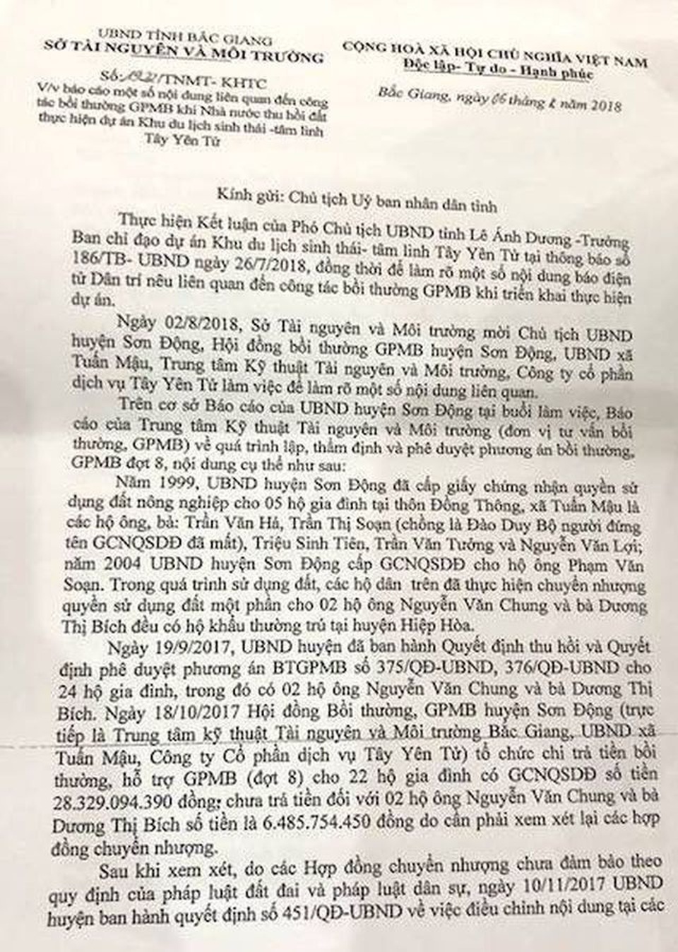 Hài hước cách đánh giá cán bộ liên quan các vụ “bê bối” tại Sở Tài nguyên Bắc Giang! - 10 Hài hước cách đánh giá cán bộ liên quan các vụ “bê bối” tại Sở Tài nguyên Bắc Giang! - 10