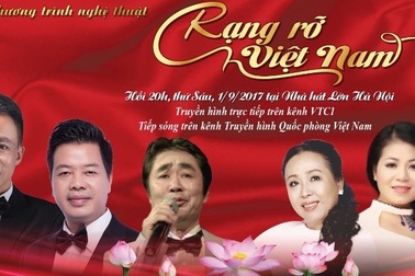 Rạng rỡ Việt Nam - Chương trình nghệ thuật kỷ niệm 72 năm Quốc khánh 2/9