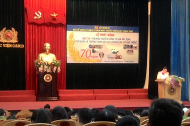 Phát động cuộc thi Tìm hiểu truyền thống 70 năm lực lượng Cảnh sát giao thông