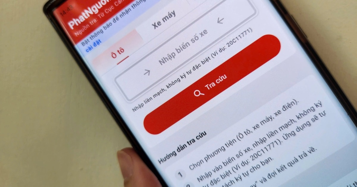 View - Mất tiền vì cài nhầm ứng dụng tra cứu phạt nguội giao thông | Báo Dân trí