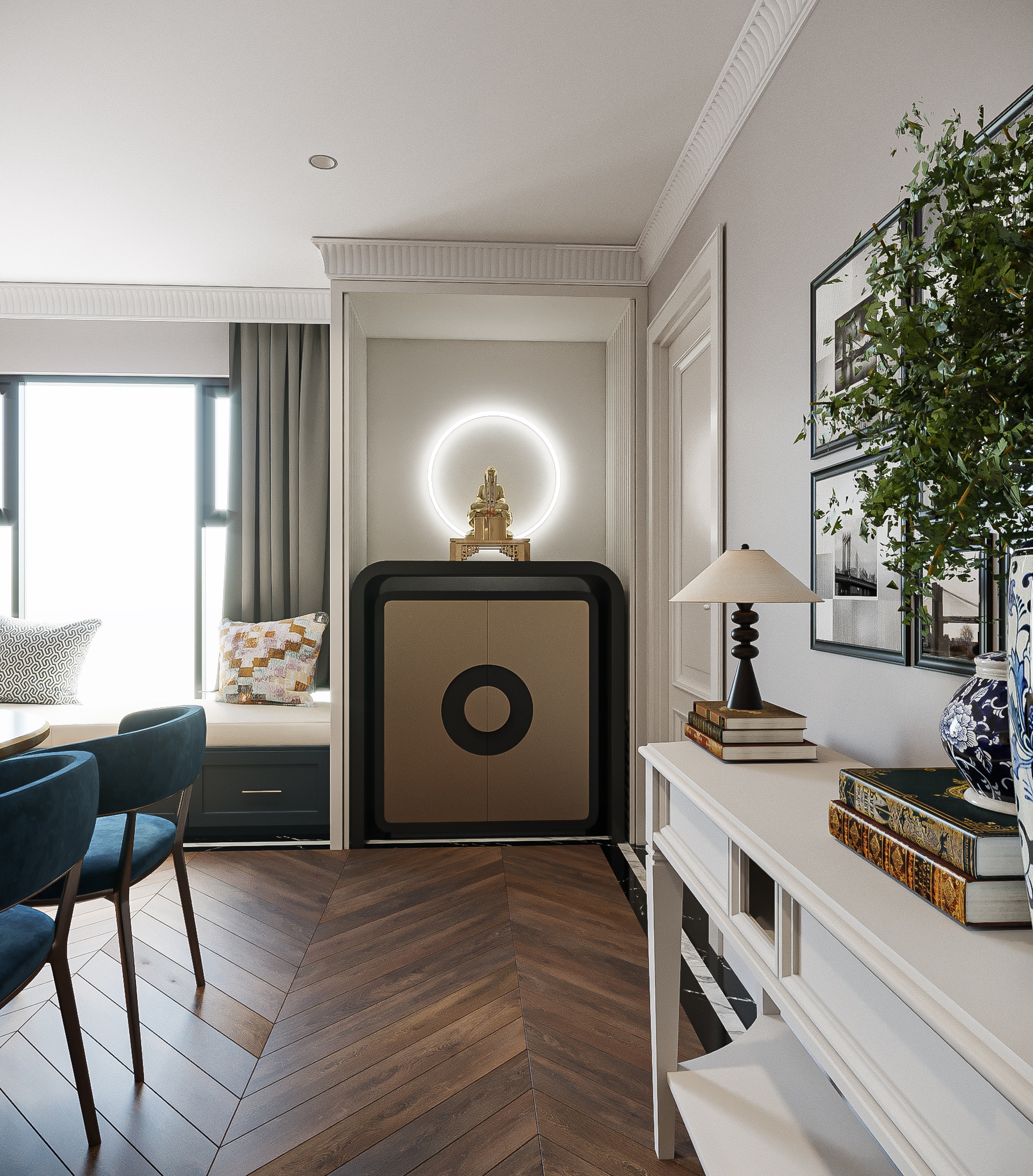 Bên trong căn hộ 240 m2 với nội thất phong cách Modern Classic, nhìn là mê - 22 Bên trong căn hộ 240 m2 với nội thất phong cách Modern Classic, nhìn là mê - 22