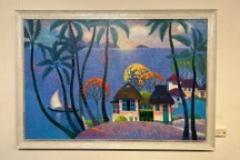 100 bức tranh đánh dấu sự hội ngộ của họa sĩ Ngô Đăng Hiệp cùng 4 học trò