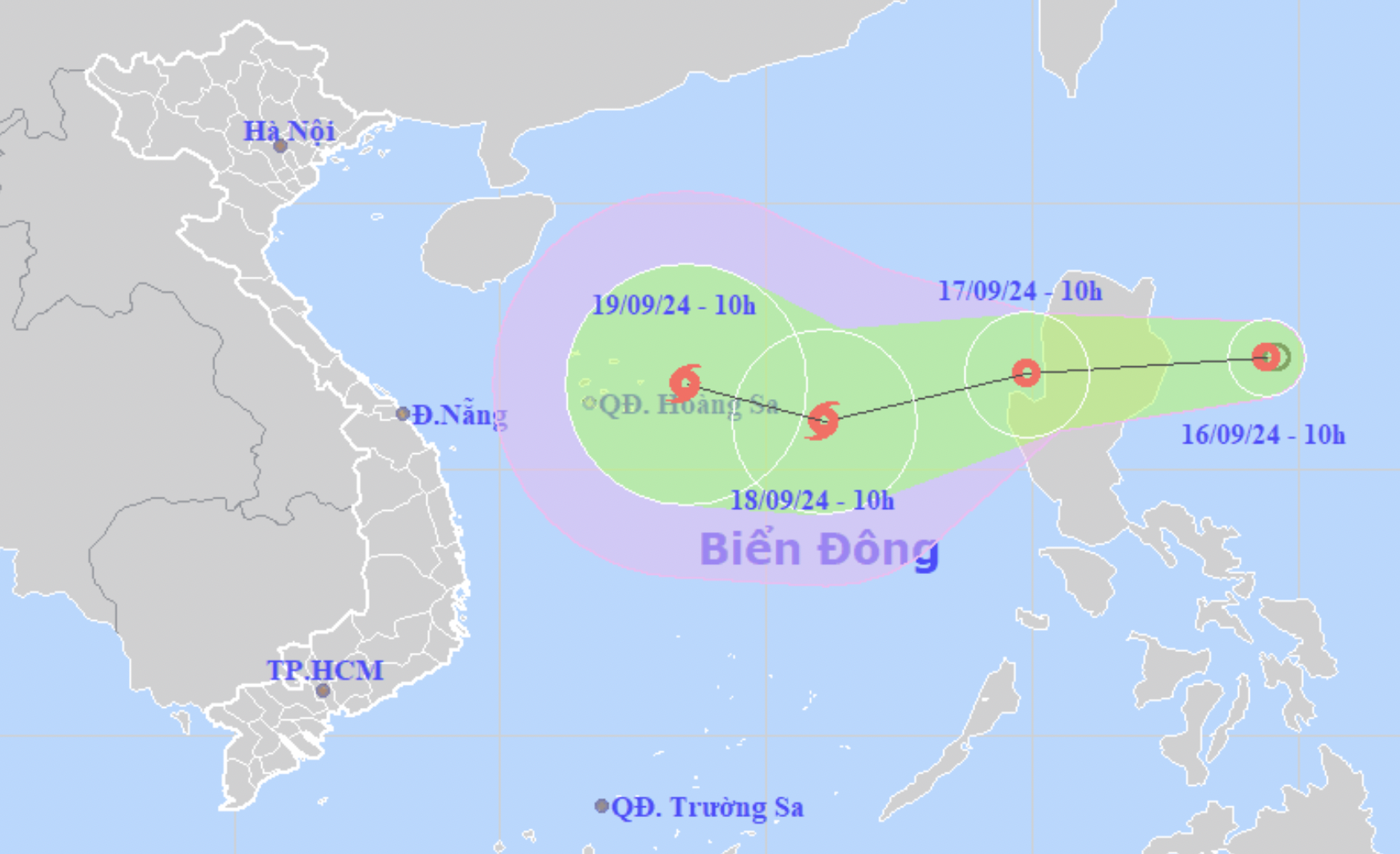 Áp thấp nhiệt đới có khả năng mạnh lên thành bão khi vào Biển Đông - 1