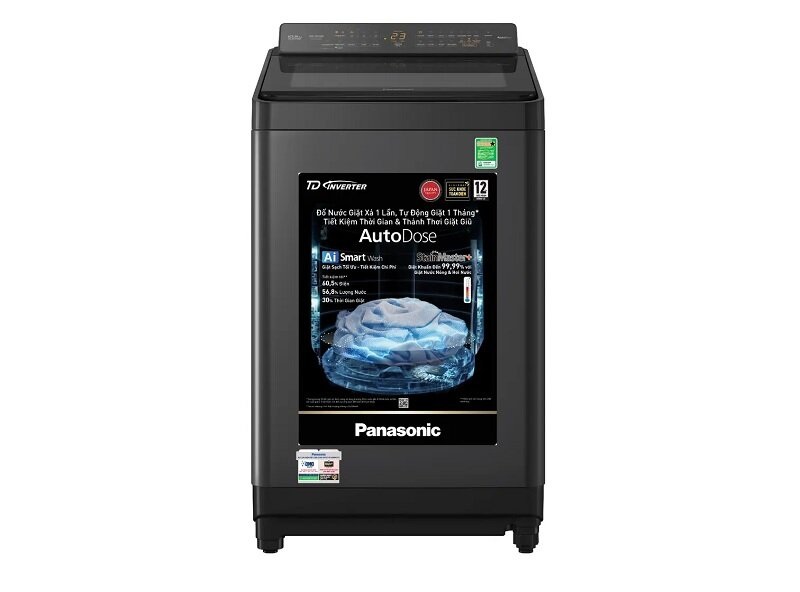 Máy giặt Panasonic Inverter 10.5 Kg NA-FD105W3BV "đáng đồng tiền" cho gia đình đông người