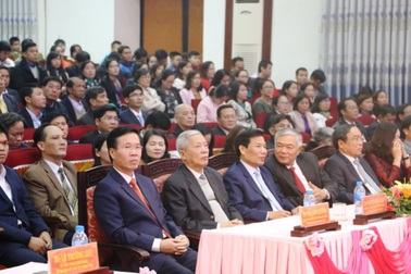 Trưởng ban Tuyên giáo TƯ dự lễ kỷ niệm 110 năm ngày sinh nhà cách mạng Nguyễn Chí Diểu