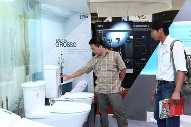 “Ông lớn” ngành thiết bị vệ sinh Lixil nổi bật với không gian “xanh” tại Vietbuild TP.HCM 2015
