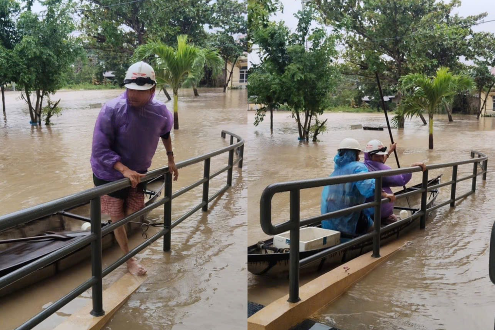 Bố Hoa hậu Yến Nhi đuối sức, bị lật xuồng trong lũ hiện ra sao? - 1 Bố Hoa hậu Yến Nhi đuối sức, bị lật xuồng trong lũ hiện ra sao? - 1