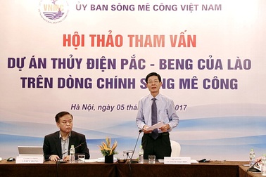 Lo lắng thuỷ điện Pắc-Beng ở Lào ảnh hưởng xấu tới ĐBSCL